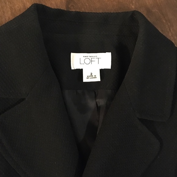 Loft Black Blazer Size 2 - Picture 5 of 5